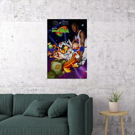 Space Dunk Movie Classic Tunes Poster Wall Art Print Home Wall Decor