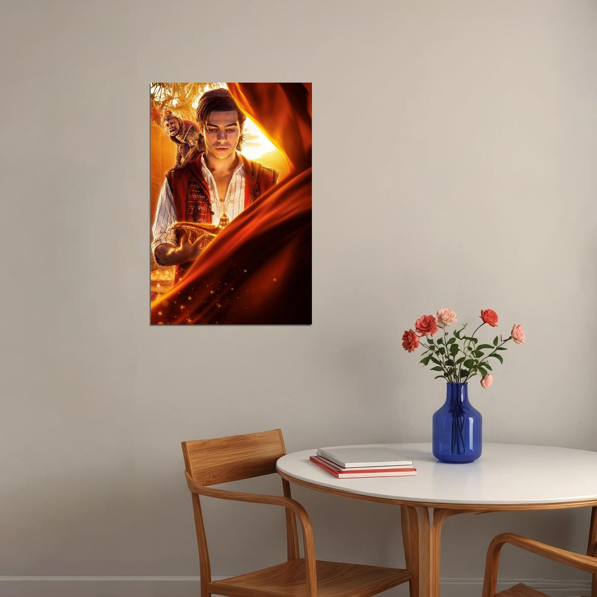 Aladdin Movie 1992 Child Romantic Poster Wall Art Print Home Wall Decor