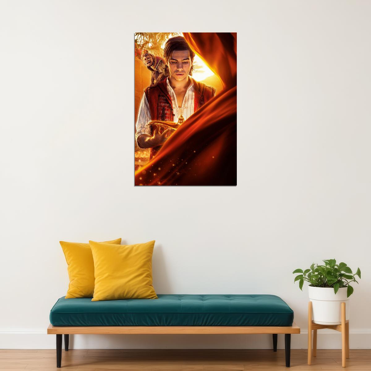 Aladdin Movie 1992 Child Romantic Poster Wall Art Print Home Wall Decor