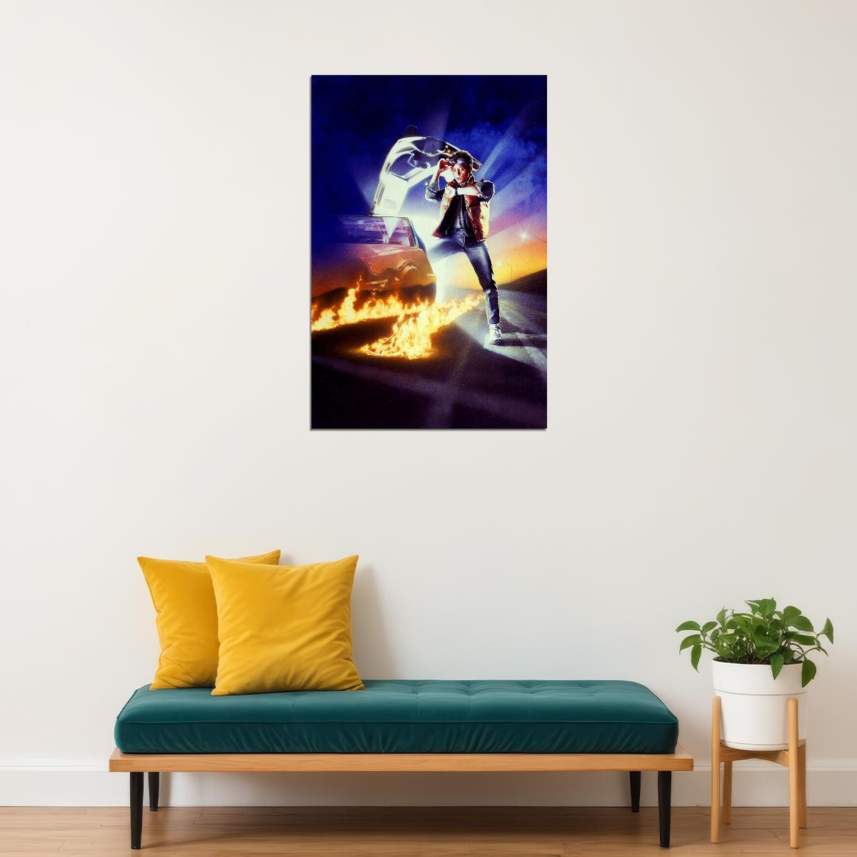 Back To The Future Movie Worldwide Shipping Poster Wall Art Print Home Wall Decor