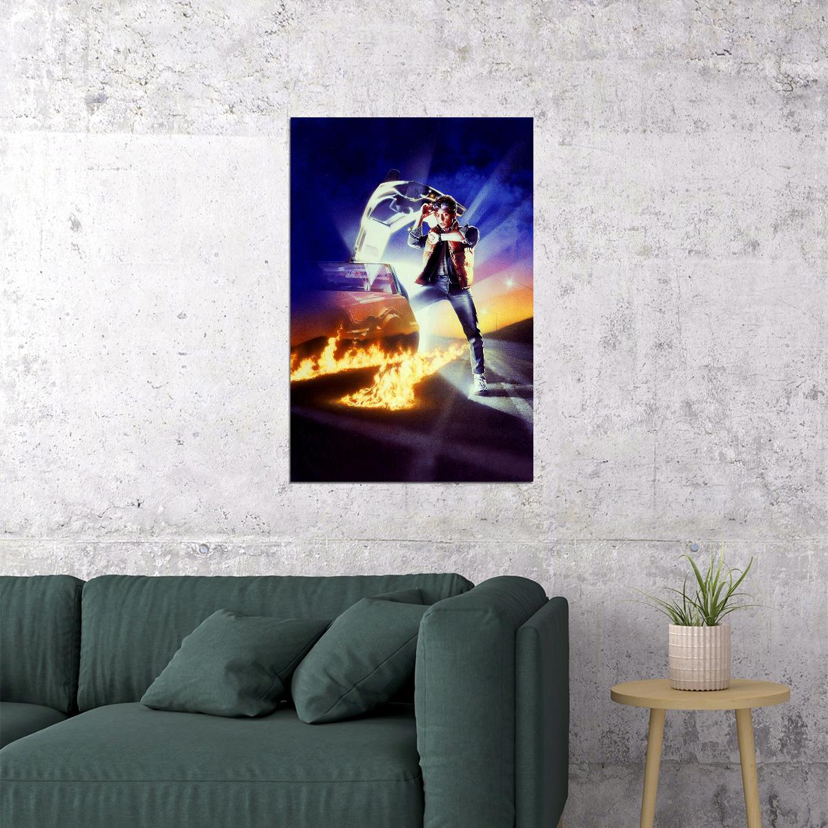 Back To The Future Movie Worldwide Shipping Poster Wall Art Print Home Wall Decor