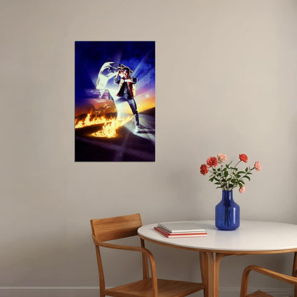 Back To The Future Movie Worldwide Shipping Poster Wall Art Print Home Wall Decor
