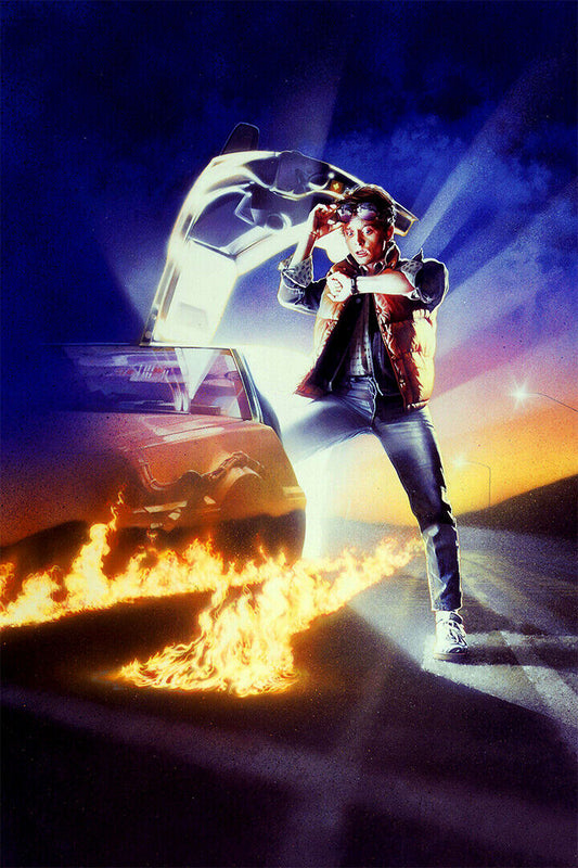 Back To The Future Movie Worldwide Shipping Poster Wall Art Print Home Wall Decor