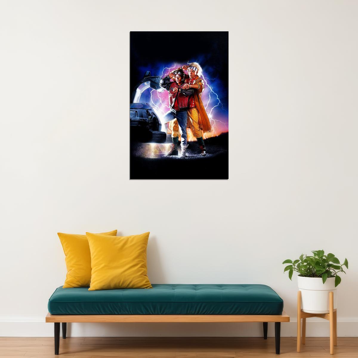 Back To The Future Part Ii Movie Steven Spielberg Poster Wall Art Print Home Wall Decor