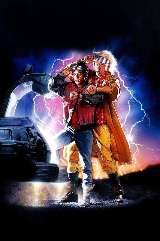 Back To The Future Part Ii Movie Steven Spielberg Poster Wall Art Print Home Wall Decor