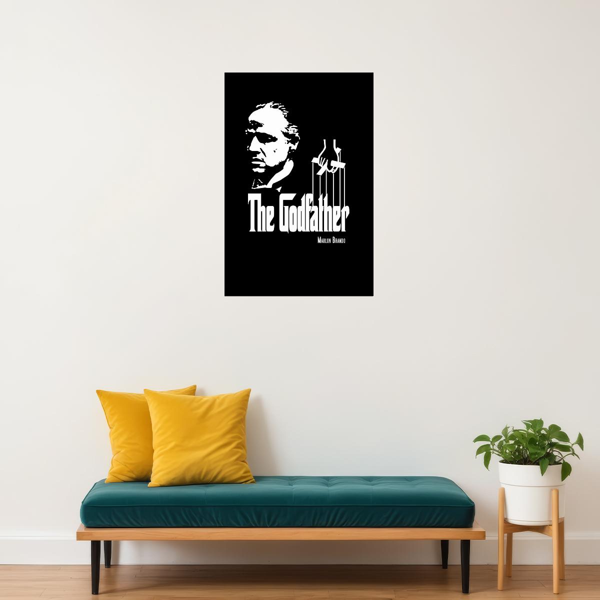 The Godfather Movie Marlon Brando Poster Wall Art Print Home Wall Decor