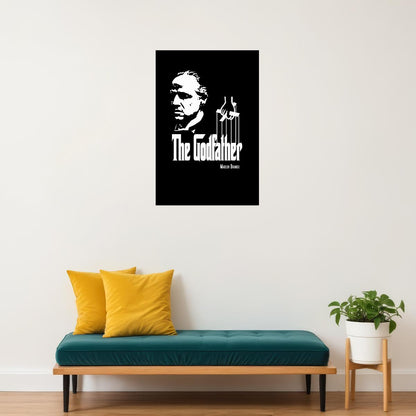The Godfather Movie Marlon Brando Poster Wall Art Print Home Wall Decor