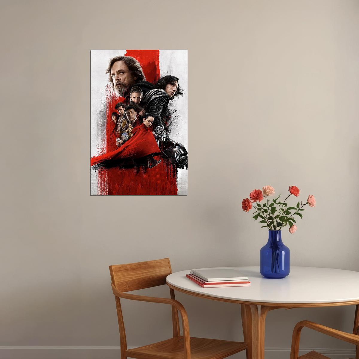 Star Wars The Last Jedi 2017 Movie George Lucas Poster Wall Art Print Home Wall Decor