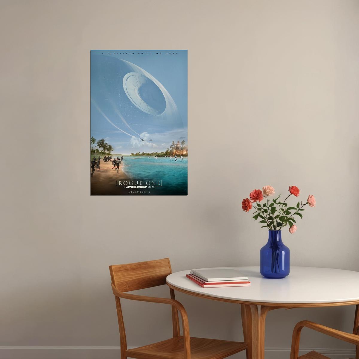 Star Wars Rogue Movie Action Poster Wall Art Print Home Wall Decor