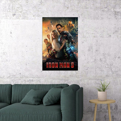 Iron Man 3 Movie Tony Stark Poster Wall Art Print Home Wall Decor