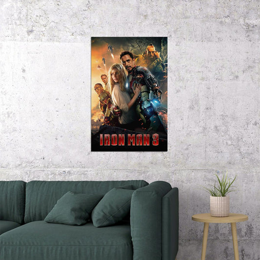 Iron Man 3 Movie Tony Stark Poster Wall Art Print Home Wall Decor