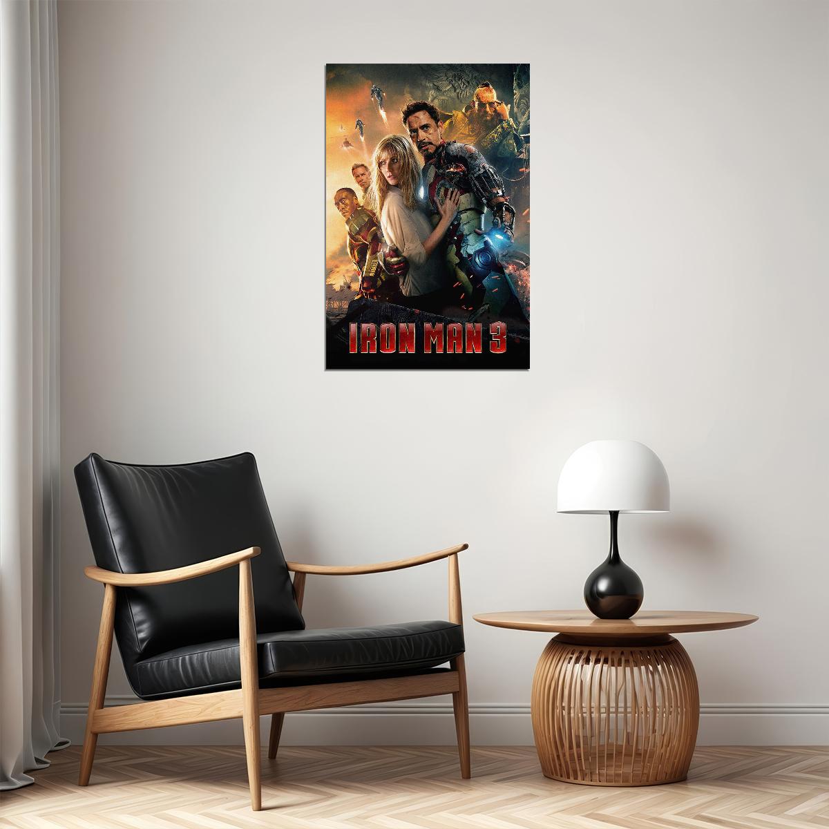 Iron Man 3 Movie Tony Stark Poster Wall Art Print Home Wall Decor