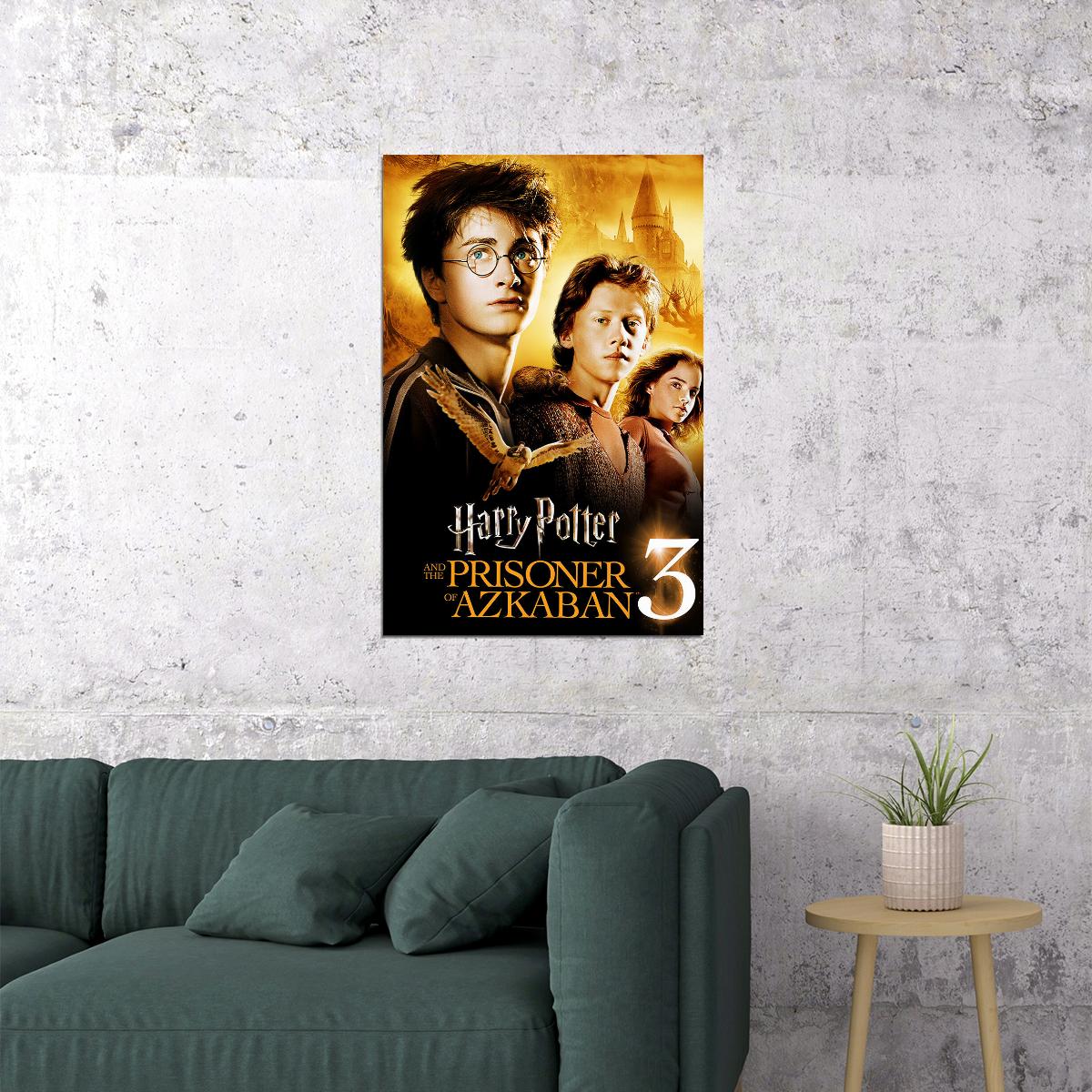 Harry And The Prisoner Of Azkaban Movie Poster Wall Art Print Home Wall Decor