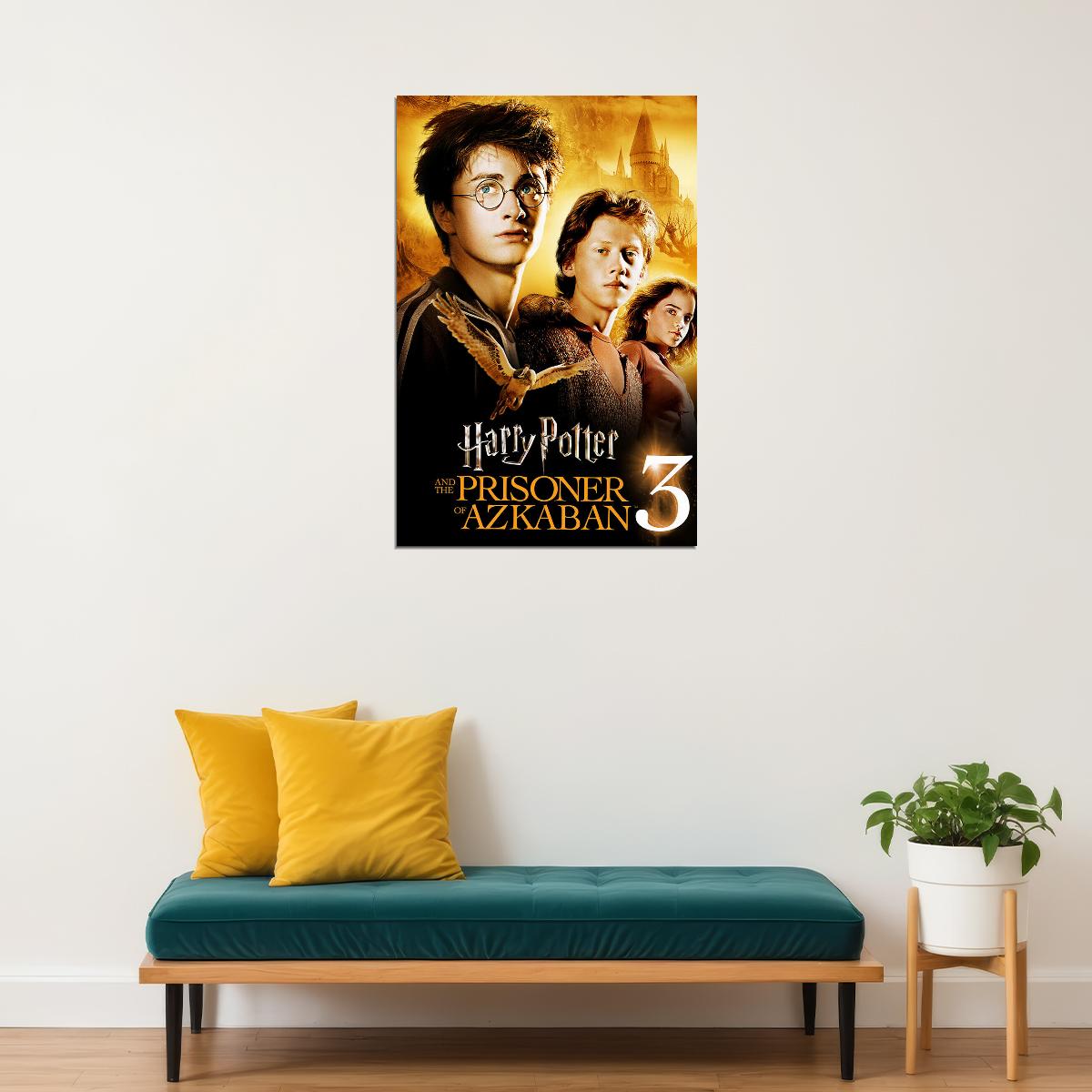 Harry And The Prisoner Of Azkaban Movie Poster Wall Art Print Home Wall Decor