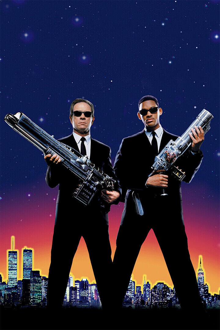 Mib Men In Black Movie Will Smith Classic 1997 Poster Wall Art Print Home Wall Decor