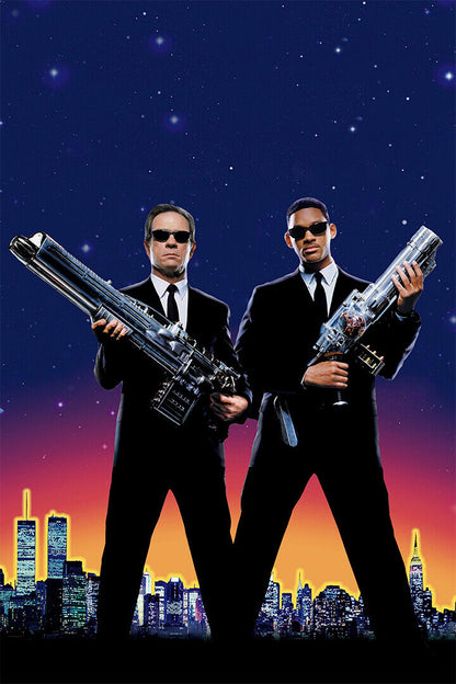 Mib Men In Black Movie Will Smith Classic 1997 Poster Wall Art Print Home Wall Decor