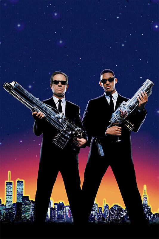 Mib Men In Black Movie Will Smith Classic 1997 Poster Wall Art Print Home Wall Decor