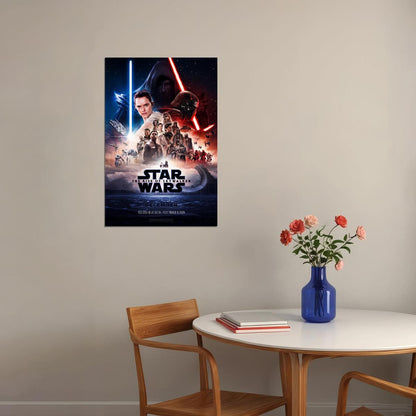 Star Wars The Rise Of Skywalker 2019 Movie Poster Wall Art Print Home Wall Decor