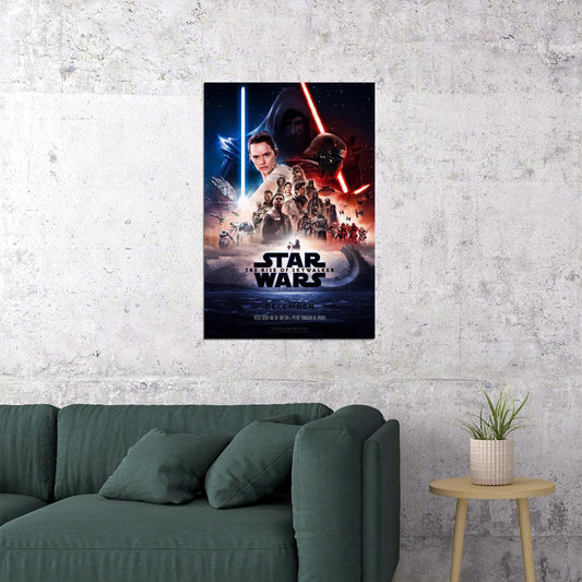 Star Wars The Rise Of Skywalker 2019 Movie Poster Wall Art Print Home Wall Decor