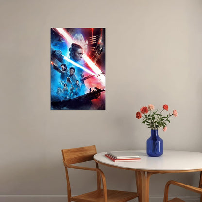 Star Wars The Rise Of Skywalker 2019 Movie Poster Wall Art Print Home Wall Decor