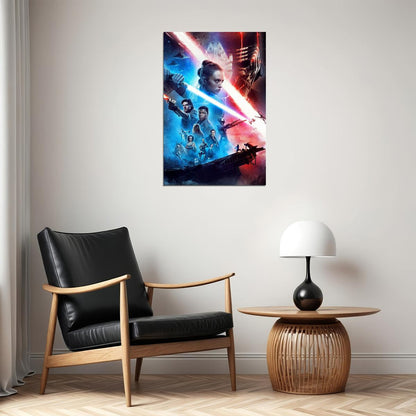 Star Wars The Rise Of Skywalker 2019 Movie Poster Wall Art Print Home Wall Decor