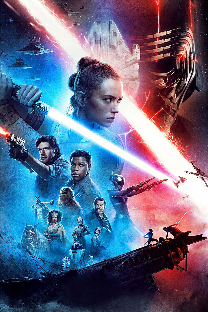 Star Wars The Rise Of Skywalker 2019 Movie Poster Wall Art Print Home Wall Decor