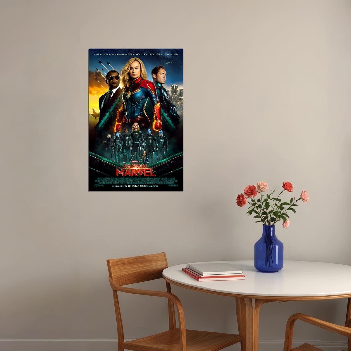 Captain Movie Action Science Fiction Poster Wall Art Print Home Wall Decor