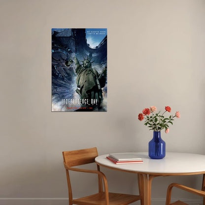 Independence Day Movie Science Fiction Poster Wall Art Print Home Wall Decor
