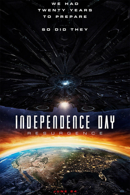 Independence Day Movie Will Smith Poster Wall Art Print Home Wall Decor