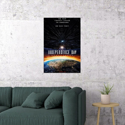 Independence Day Movie Will Smith Poster Wall Art Print Home Wall Decor