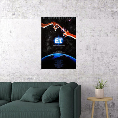 Et The Extra Terrestrial Movie Science Fiction Adventure Poster Wall Art Print Home Wall Decor