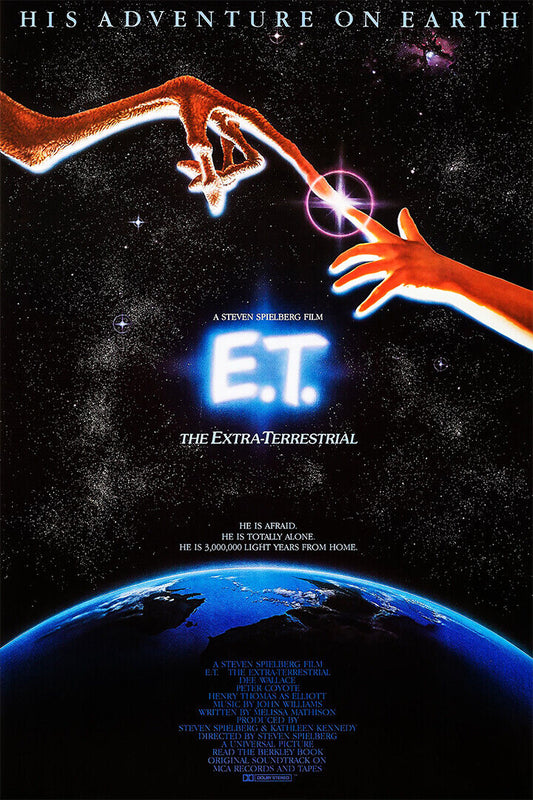 Et The Extra Terrestrial Movie Science Fiction Adventure Poster Wall Art Print Home Wall Decor