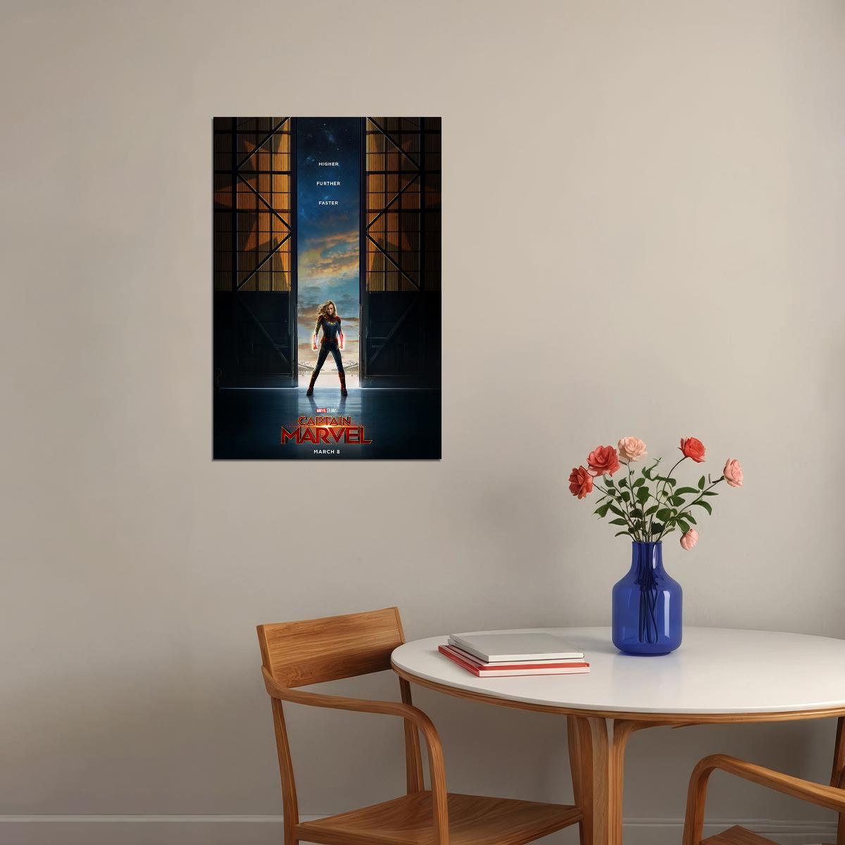 Captain Movie Studio Concept Poster Wall Art Print Home Wall Decor