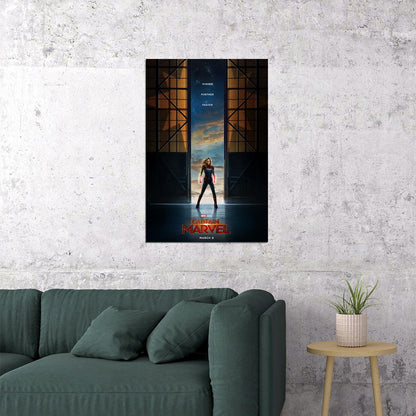 Captain Movie Studio Concept Poster Wall Art Print Home Wall Decor