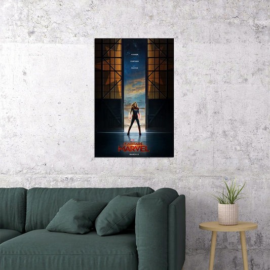Captain Movie Studio Concept Poster Wall Art Print Home Wall Decor