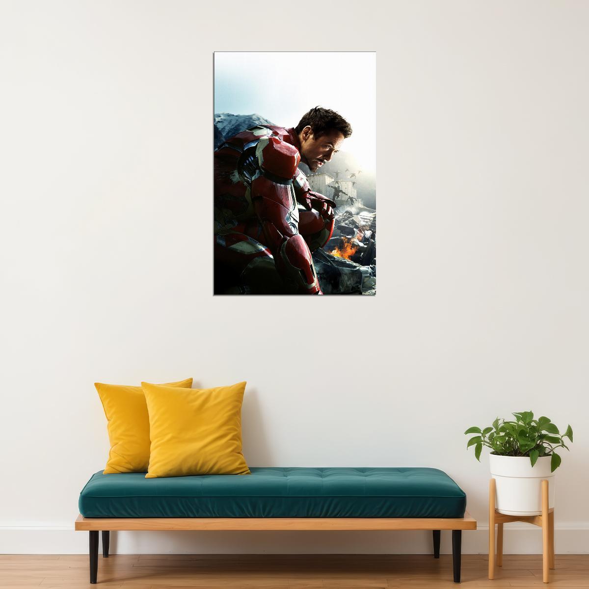 Iron Man Studios Avengers Movie Tony Stark Poster Wall Art Print Home Wall Decor