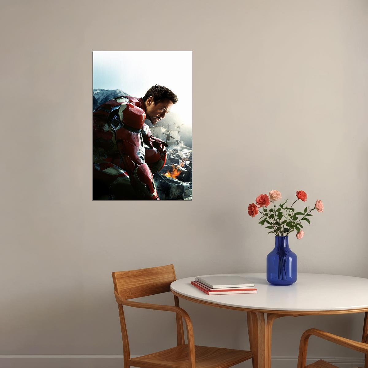 Iron Man Studios Avengers Movie Tony Stark Poster Wall Art Print Home Wall Decor