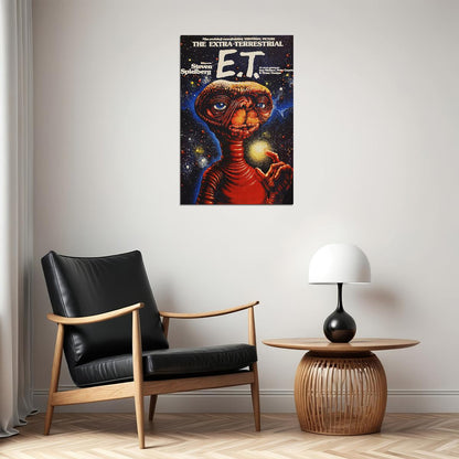 Et Extra Terrestrial Movie Steven Spielberg Poster Wall Art Print Home Wall Decor