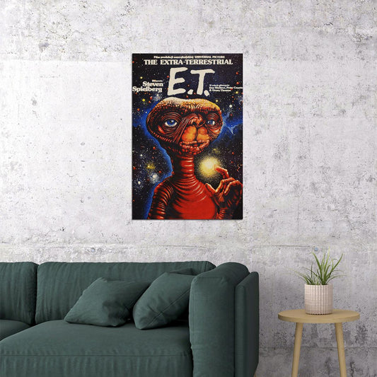 Et Extra Terrestrial Movie Steven Spielberg Poster Wall Art Print Home Wall Decor