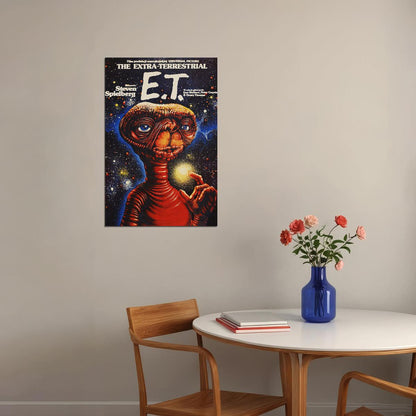 Et Extra Terrestrial Movie Steven Spielberg Poster Wall Art Print Home Wall Decor