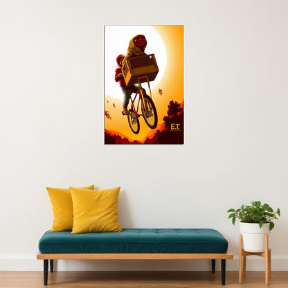 Et The Extra Terrestrial Movie Science Fiction Poster Wall Art Print Home Wall Decor