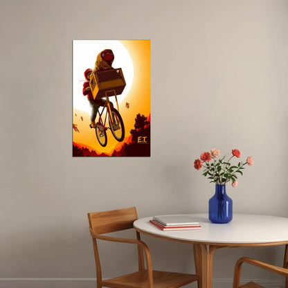 Et The Extra Terrestrial Movie Science Fiction Poster Wall Art Print Home Wall Decor
