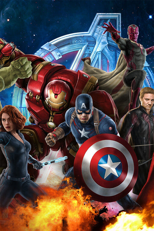 Avengers Age Of Ultron Movie Action Adventure Poster Wall Art Print Home Wall Decor