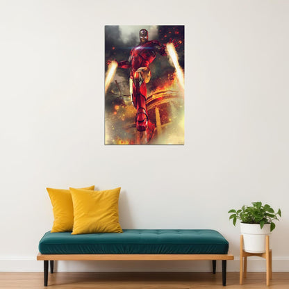 Iron Man Studios Avengers Movie Tony Stark Poster Wall Art Print Home Wall Decor