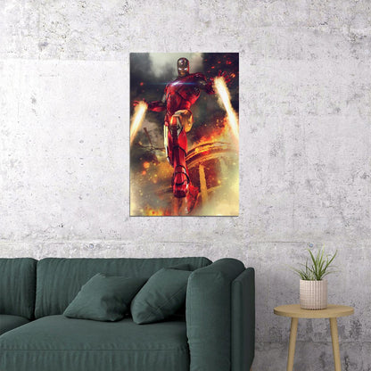 Iron Man Studios Avengers Movie Tony Stark Poster Wall Art Print Home Wall Decor