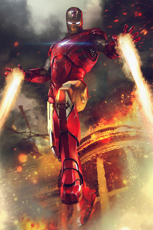 Iron Man Studios Avengers Movie Tony Stark Poster Wall Art Print Home Wall Decor