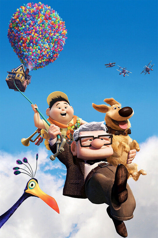Movie Baloons Flying House 2009 Poster Wall Art Print Home Wall Decor