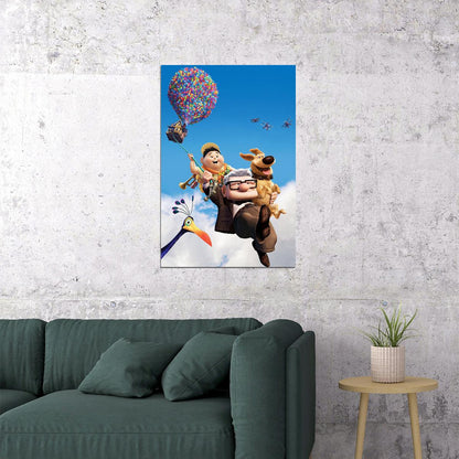 Movie Baloons Flying House 2009 Poster Wall Art Print Home Wall Decor