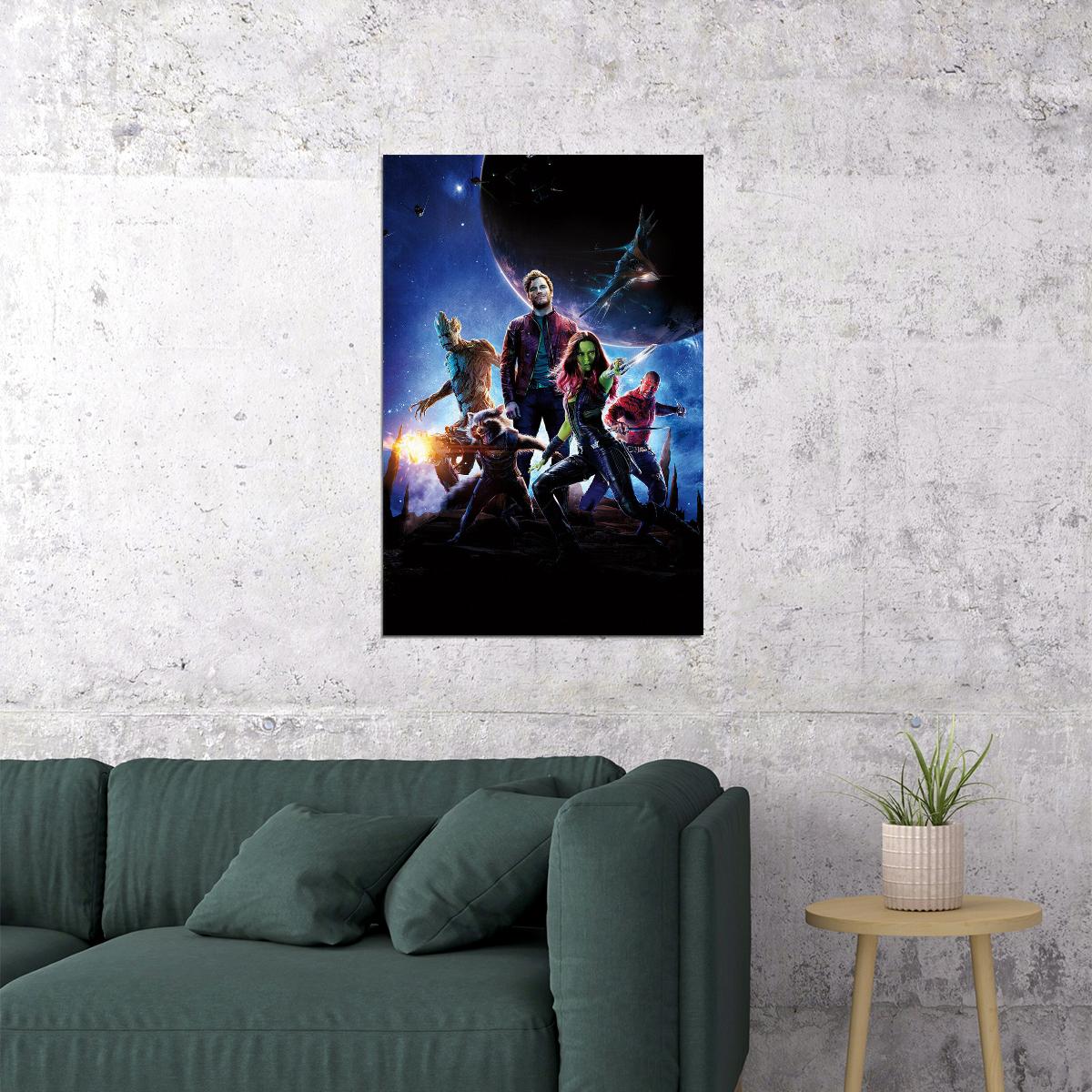 Guardians Of The Galaxy Studios Avengers Movie Poster Wall Art Print Home Wall Decor