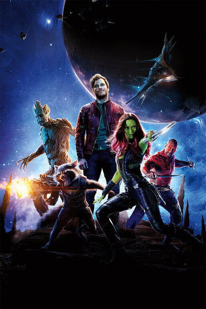 Guardians Of The Galaxy Studios Avengers Movie Poster Wall Art Print Home Wall Decor